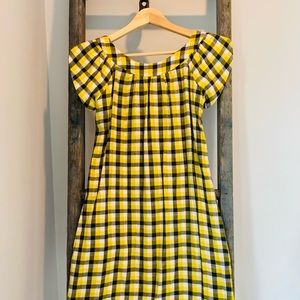 Gingham Shift Dress